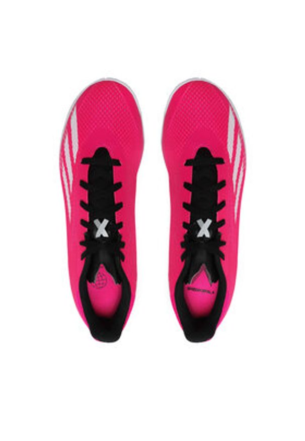 Adidas - adidas Buty do piłki nożnej X Speedportal.4 Indoor Boots GZ2451 Różowy. Kolor: różowy. Materiał: materiał