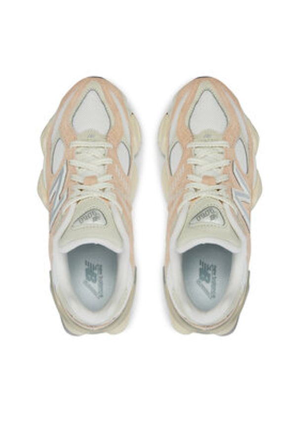 New Balance Sneakersy 9060 V1 U9060WNA Pomarańczowy. Kolor: pomarańczowy. Materiał: skóra, zamsz