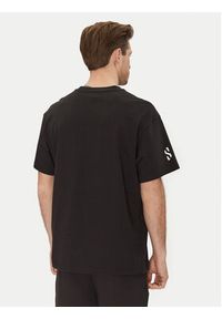 Puma T-Shirt Scoot Purple Lab 631669 Czarny Regular Fit. Kolor: czarny. Materiał: bawełna. Styl: wakacyjny