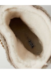 Inuikii - INUIKII - Zamszowe śniegowce z kożuchem. Kolor: szary. Materiał: zamsz. Wzór: aplikacja. Sezon: zima, jesień. Styl: klasyczny #4