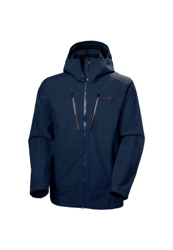 Długa kurtka narciarska Helly Hansen Alpha. Kolor: niebieski. Długość: długie. Sezon: zima. Sport: narciarstwo