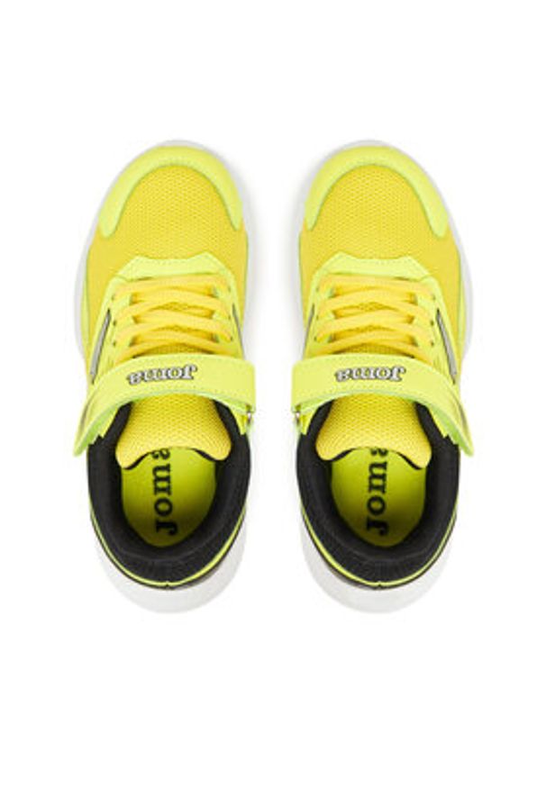 Joma Buty do biegania Active Jr 2509 JACTIS2509V Żółty. Kolor: żółty. Materiał: materiał