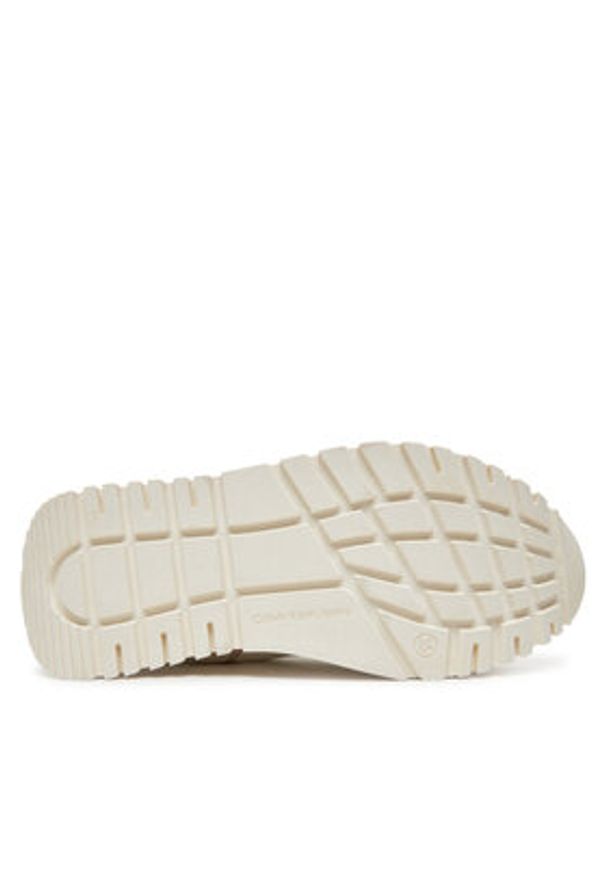 Calvin Klein Jeans Sneakersy V3A9-82034-1355A S Écru. Materiał: skóra