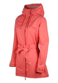 FUNDANGO - Płaszcz przeciwdeszczowy damski Fundango Regina Waterproof Trench. Kolor: pomarańczowy, żółty, wielokolorowy. Długość rękawa: długi rękaw. Długość: długie