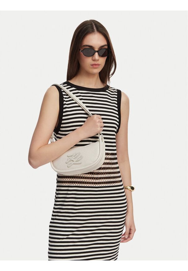 Karl Lagerfeld - KARL LAGERFELD Torebka B2W30235 Biały. Kolor: biały. Materiał: skórzane