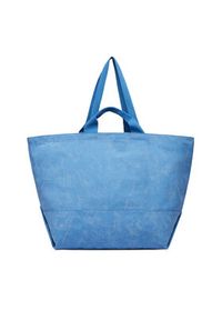 Tommy Jeans Torebka Wavy Flag Canvas Tote Bag AW0AW18466 Niebieski. Kolor: niebieski #3