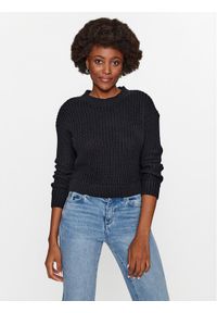 Vero Moda Sweter 10291736 Czarny Regular Fit. Kolor: czarny. Materiał: bawełna #1