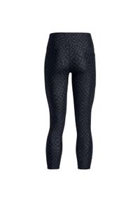 Legginsy Under Armour Ua Hg Armour Prt 7/8 Damskie. Kolor: czarny. Materiał: elastan, poliester. Sport: fitness