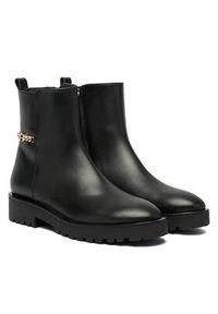 Aigner Botki 1252180 Czarny. Kolor: czarny. Materiał: skóra