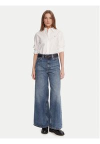 TOMMY HILFIGER - Tommy Hilfiger Jeansy WW0WW46731 Niebieski Wide Leg. Kolor: niebieski #5