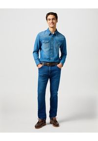 Wrangler Jeansy Greensboro 112364419 Niebieski Straight Leg. Kolor: niebieski
