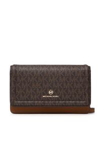 MICHAEL Michael Kors Torebka Jet Set Charm 32S1GT9C2B Brązowy. Kolor: brązowy. Materiał: skórzane