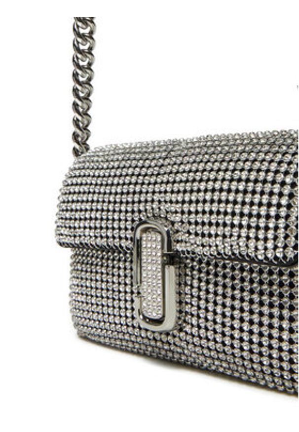 MARC JACOBS - Marc Jacobs Torebka The Rhinestone J Marc Mini Shoulder Bag H912M06RE22 Srebrny. Kolor: srebrny