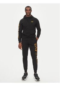 EA7 Emporio Armani Spodnie dresowe 7M000571 AF13512 MC004 Czarny Regular Fit. Kolor: czarny. Materiał: bawełna #3