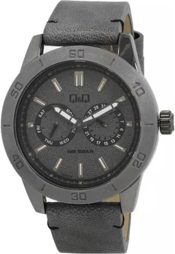 Zegarek QQ Zegarek męski QQ AA34-512 szary. Kolor: szary