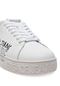 Versace Jeans Couture Sneakersy 78YA3SKC Biały. Kolor: biały. Materiał: skóra #5