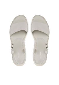 Calvin Klein Espadryle Wedge Rope Sandal Lth HW0HW02546 Biały. Kolor: biały. Materiał: skóra #3