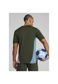 Puma - Koszulka treningowa Manchester City 2024/25. Kolor: wielokolorowy, niebieski, zielony. Sport: fitness