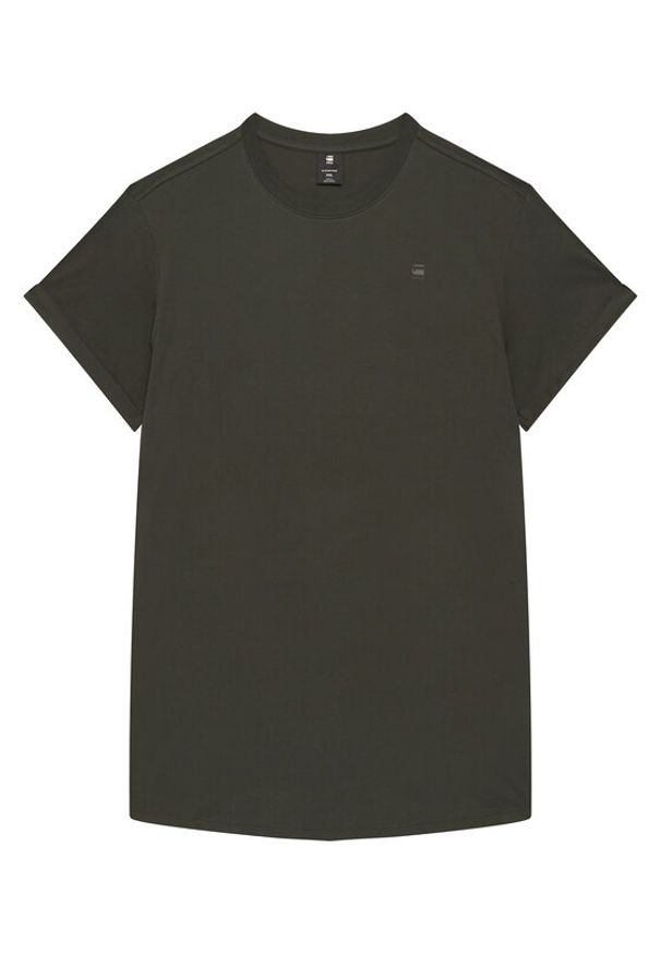 G-Star RAW - G-Star Raw T-Shirt Lash D16396-B353 Szary ciemny Relaxed Fit. Kolor: szary. Materiał: bawełna