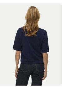 Vero Moda Sweter Silje 10320460 Granatowy Oversize. Kolor: niebieski. Materiał: wiskoza #3