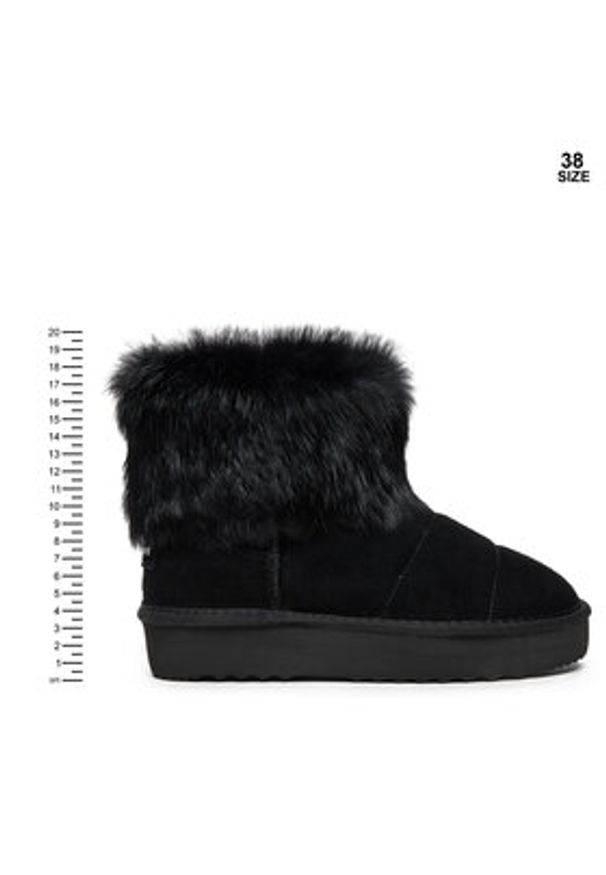 Patrizia Pepe Śniegowce PD941 Czarny. Kolor: czarny. Materiał: skóra