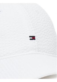 TOMMY HILFIGER - Tommy Hilfiger Czapka z daszkiem Flag Seersucker 6 Panel AM0AM13427 Biały. Kolor: biały. Materiał: poliester #3