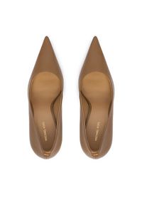 MICHAEL Michael Kors Szpilki Elyse High Pump 40R6EYHP1L Brązowy. Kolor: brązowy. Materiał: skóra. Obcas: na szpilce #2
