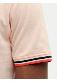 Jack & Jones Polo Paulos 12136668 Pomarańczowy jasny Regular Fit. Typ kołnierza: polo. Kolor: pomarańczowy. Materiał: bawełna #7