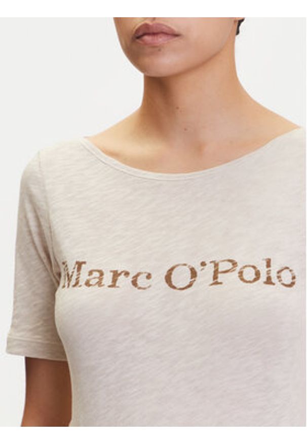Marc O'Polo T-Shirt 504 2261 51231 Beżowy Regular Fit. Typ kołnierza: polo. Kolor: beżowy. Materiał: bawełna