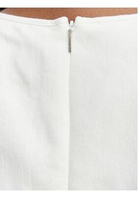 BOSS Sukienka koktajlowa Dinderal 50557447 Biały Regular Fit. Kolor: biały. Materiał: len. Styl: wizytowy #5