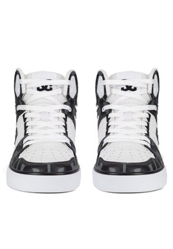 DC Shoes Sneakersy PURE HIGH-TOP WC ADYS400043-XKWS Biały. Kolor: biały. Materiał: skóra