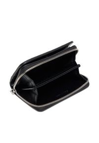 Calvin Klein Mały Portfel Damski Lizard Embossed Lthr Med Flap Zi LV04F1067G Czarny. Kolor: czarny. Materiał: skóra #3