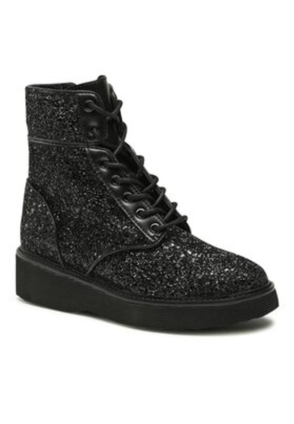 MICHAEL Michael Kors Botki Aniya Lug Bootie 40F3AYFEED Czarny. Kolor: czarny