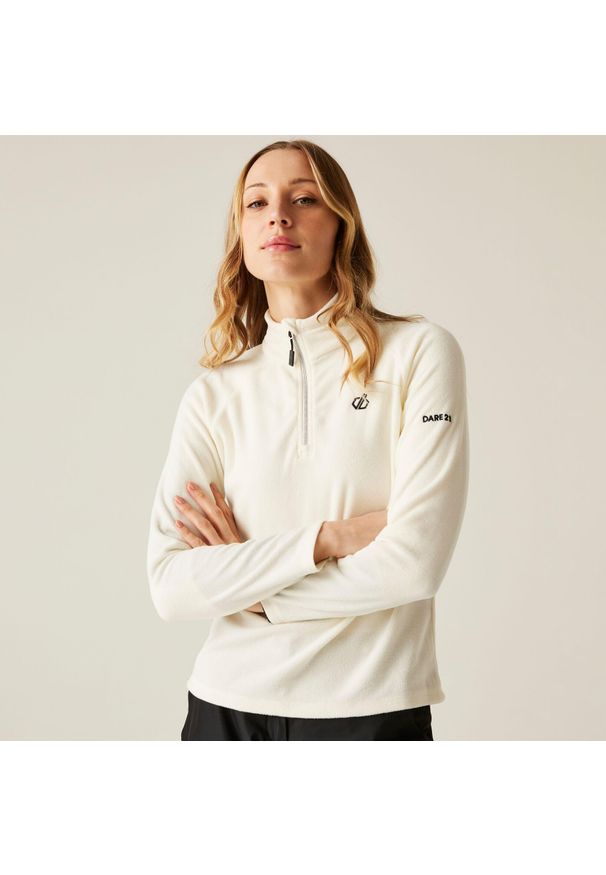 DARE 2B - Freeform II Lekki polar narciarski damski. Kolor: biały. Materiał: polar. Sezon: zima. Sport: narciarstwo