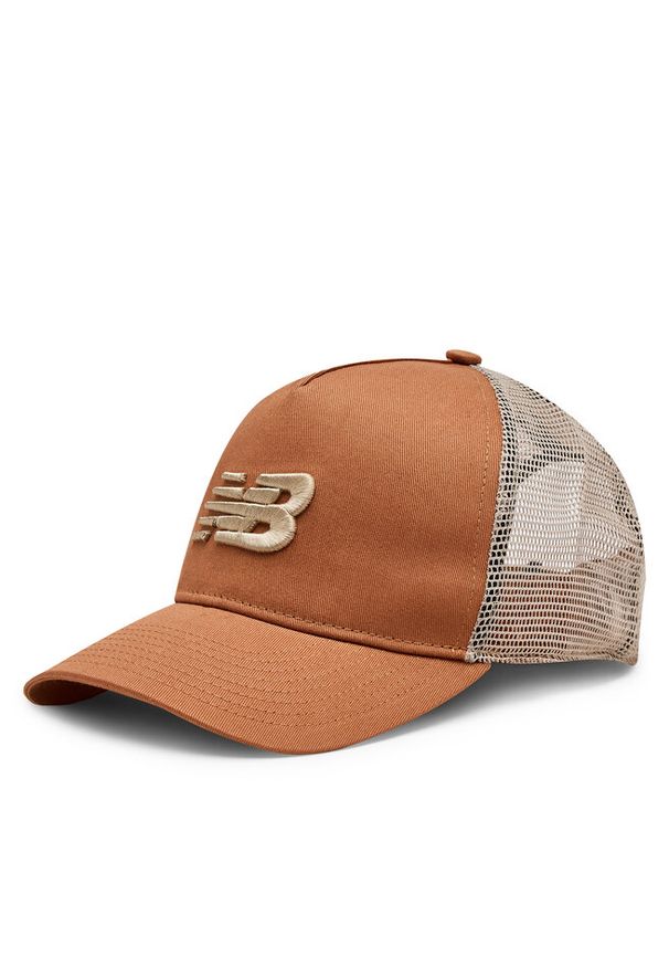 Czapka z daszkiem New Balance. Kolor: brązowy