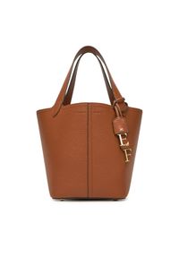 Elisabetta Franchi Torebka BS-93A-52E2-V390 Brązowy. Kolor: brązowy. Materiał: skórzane