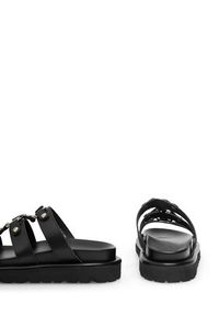 Badura Klapki WFA2591-1Z Czarny. Kolor: czarny. Materiał: skóra #8