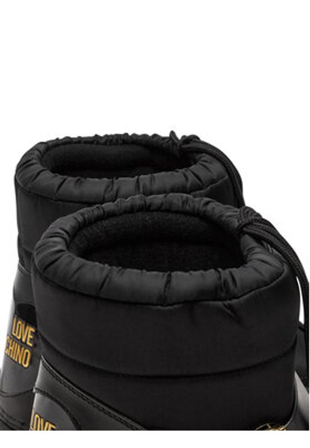 Love Moschino - LOVE MOSCHINO Śniegowce JA24062G1LISB00A Czarny. Kolor: czarny. Materiał: materiał