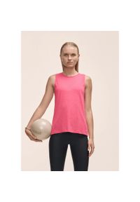 CASALL - Damska Koszulka Sportowa Casall Soft Tank Top Fitness Joga. Kolor: różowy. Materiał: tkanina. Sport: fitness, joga i pilates