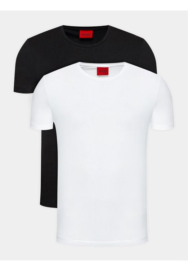 Hugo Komplet 2 t-shirtów 50325440 Czarny Slim Fit. Kolor: czarny. Materiał: bawełna