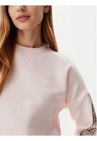 Guess Bluza V3BQ16 KB3P2 Różowy Regular Fit. Kolor: różowy. Materiał: syntetyk, bawełna #2