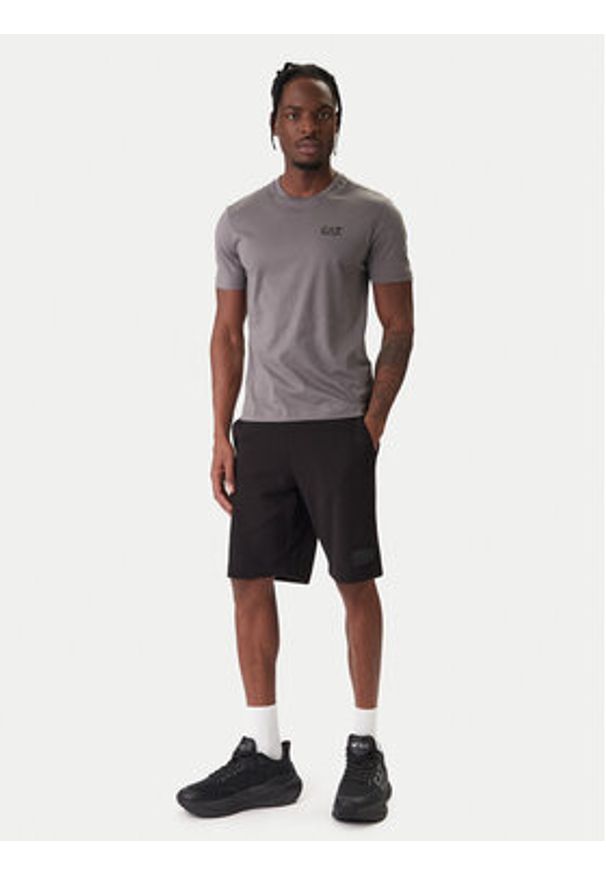 EA7 Emporio Armani T-Shirt 8NPT25 PJVPZ U8086 Szary Regular Fit. Kolor: szary. Materiał: bawełna