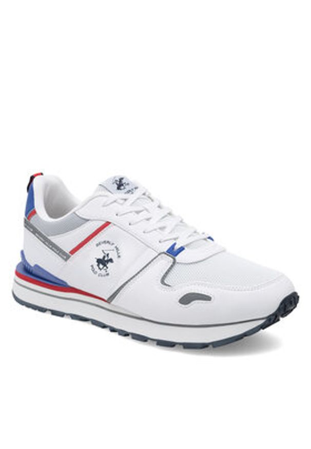 Beverly Hills Polo Club Sneakersy V5-6140 Biały. Kolor: biały. Materiał: materiał