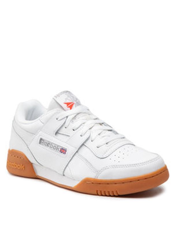 Reebok Sneakersy Workout Plus CN2126 Biały. Kolor: biały. Materiał: skóra. Model: Reebok Workout