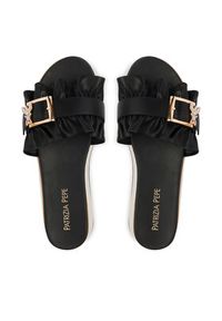 Patrizia Pepe Klapki PPJ388/31 Czarny. Kolor: czarny. Materiał: skóra #7