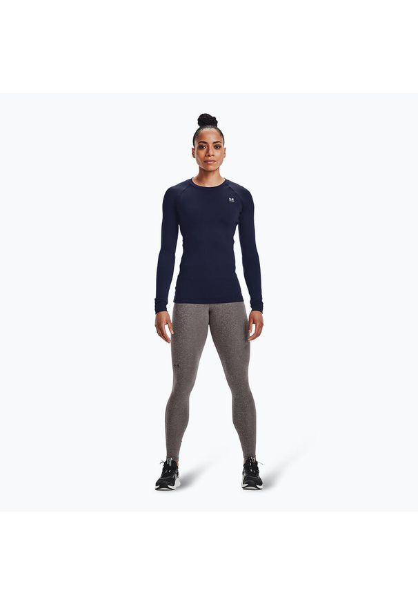 Legginsy treningowe damskie Under Armour ColdGear Authentics. Kolor: szary
