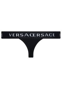 VERSACE - Versace Stringi Donna AUD04070 Czarny. Kolor: czarny. Materiał: bawełna #5