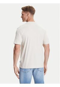 BOSS T-Shirt C-Taut 01 50520298 Beżowy Regular Fit. Kolor: beżowy. Materiał: bawełna #5