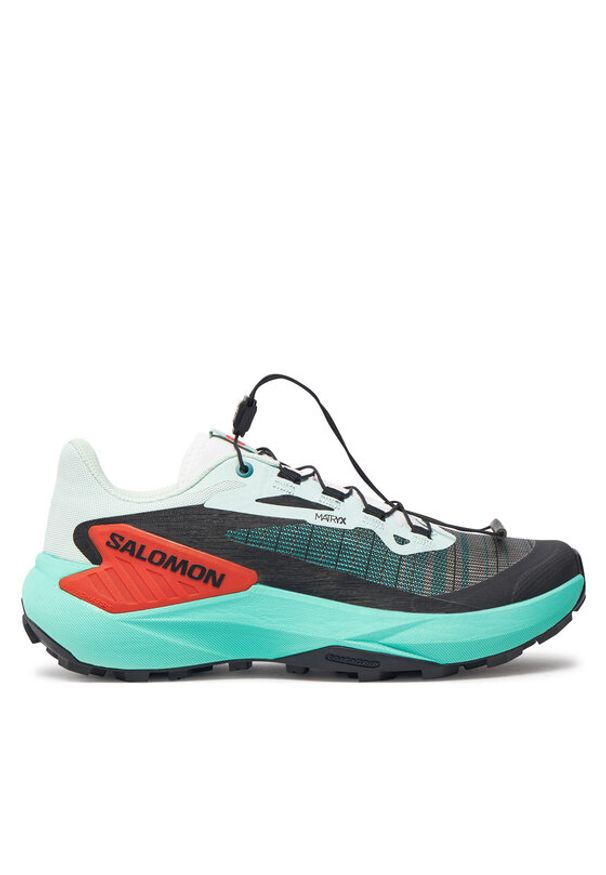 salomon - Salomon Buty do biegania Genesis L47588800 Zielony. Kolor: zielony. Materiał: materiał