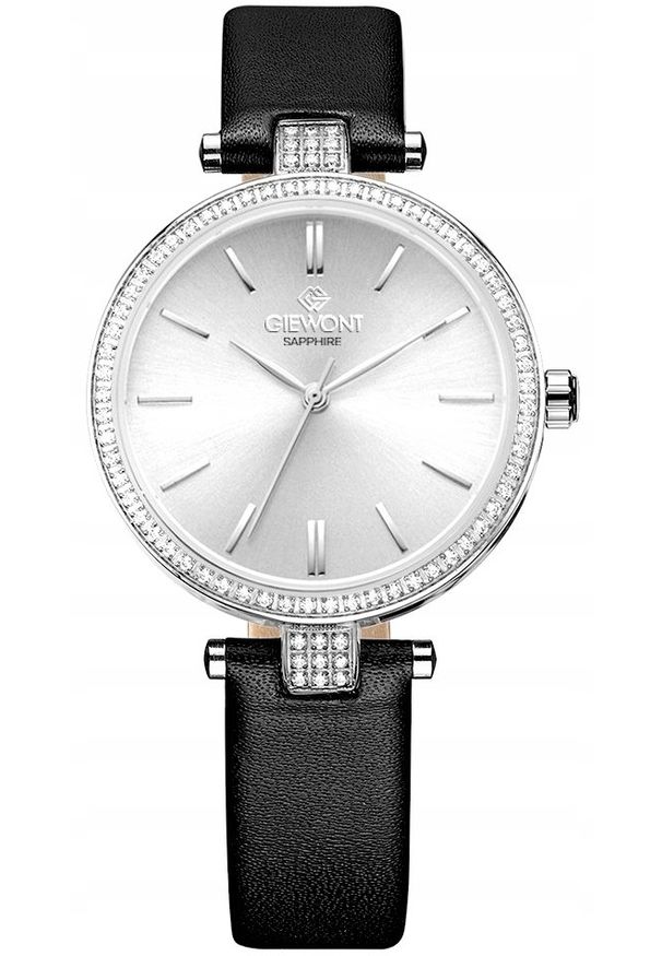 Zegarek Giewont Zegarek Damski Giewont Sapphire Srebrny GW9890-A1. Kolor: srebrny
